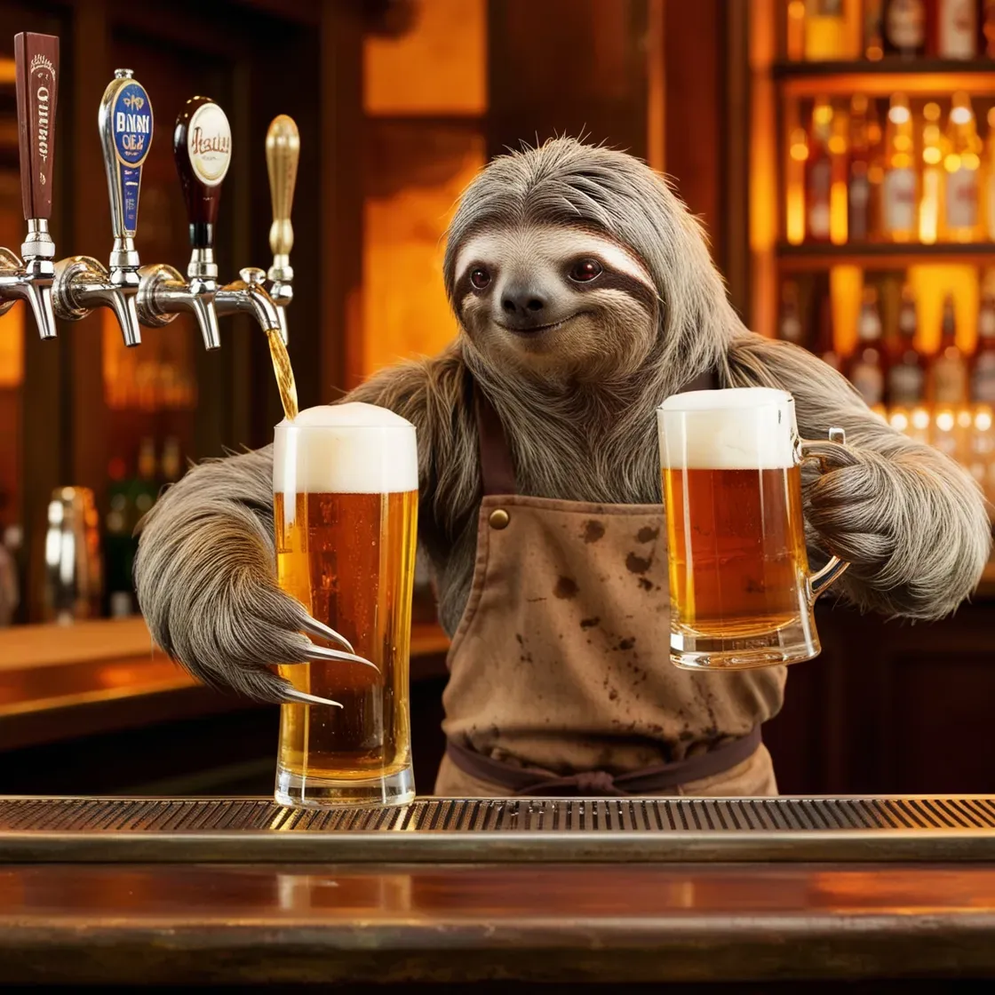 Bartender Sloth