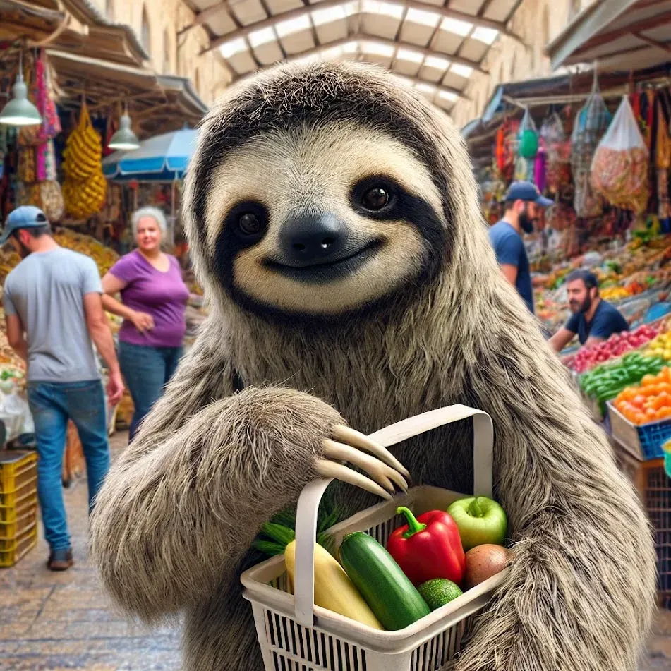 Grey Sloth Mahane Yehuda