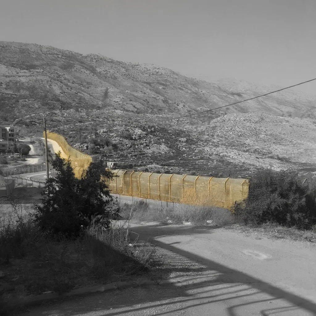 Highway Barrier Selective Color Golden