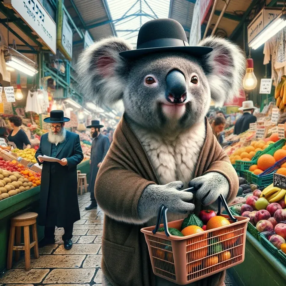 Koala In Mahane Yehuda