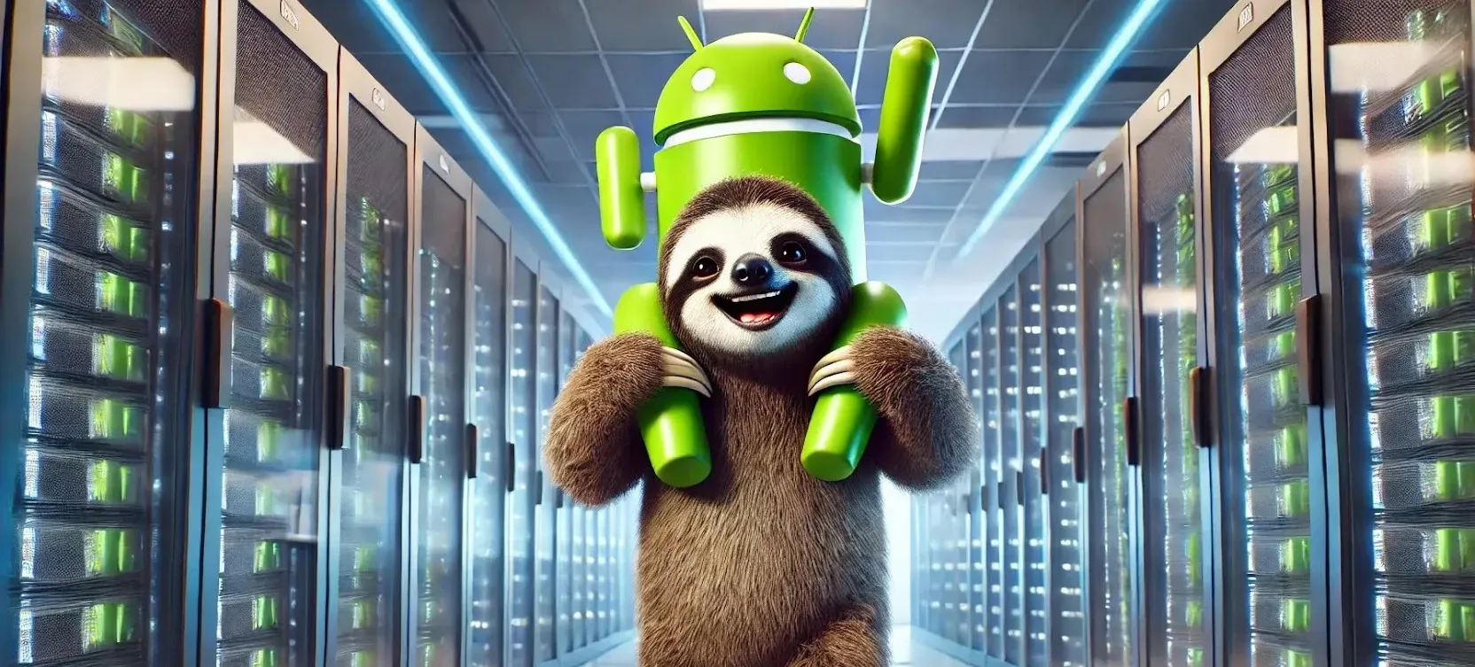 Sloth And Android Server Room