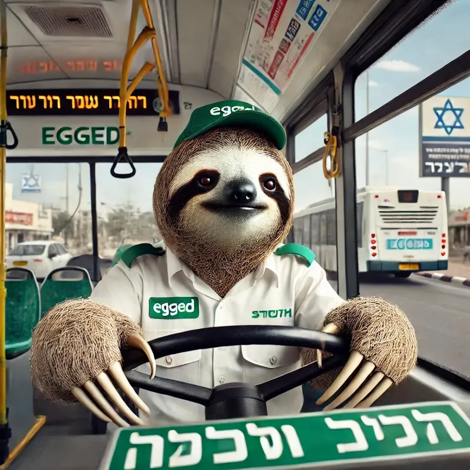 Sloth Egged Bus Driver