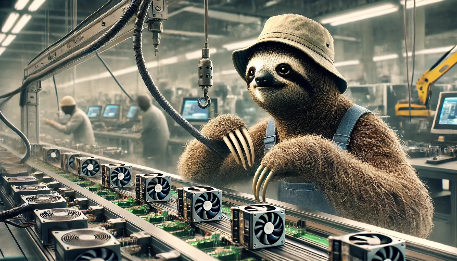 Sloth Gpu Assembly Line