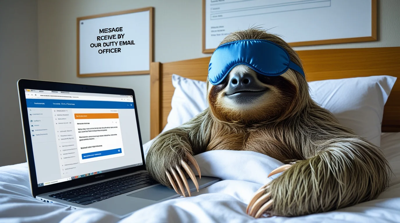 Sloth In Bed With Laptop 1