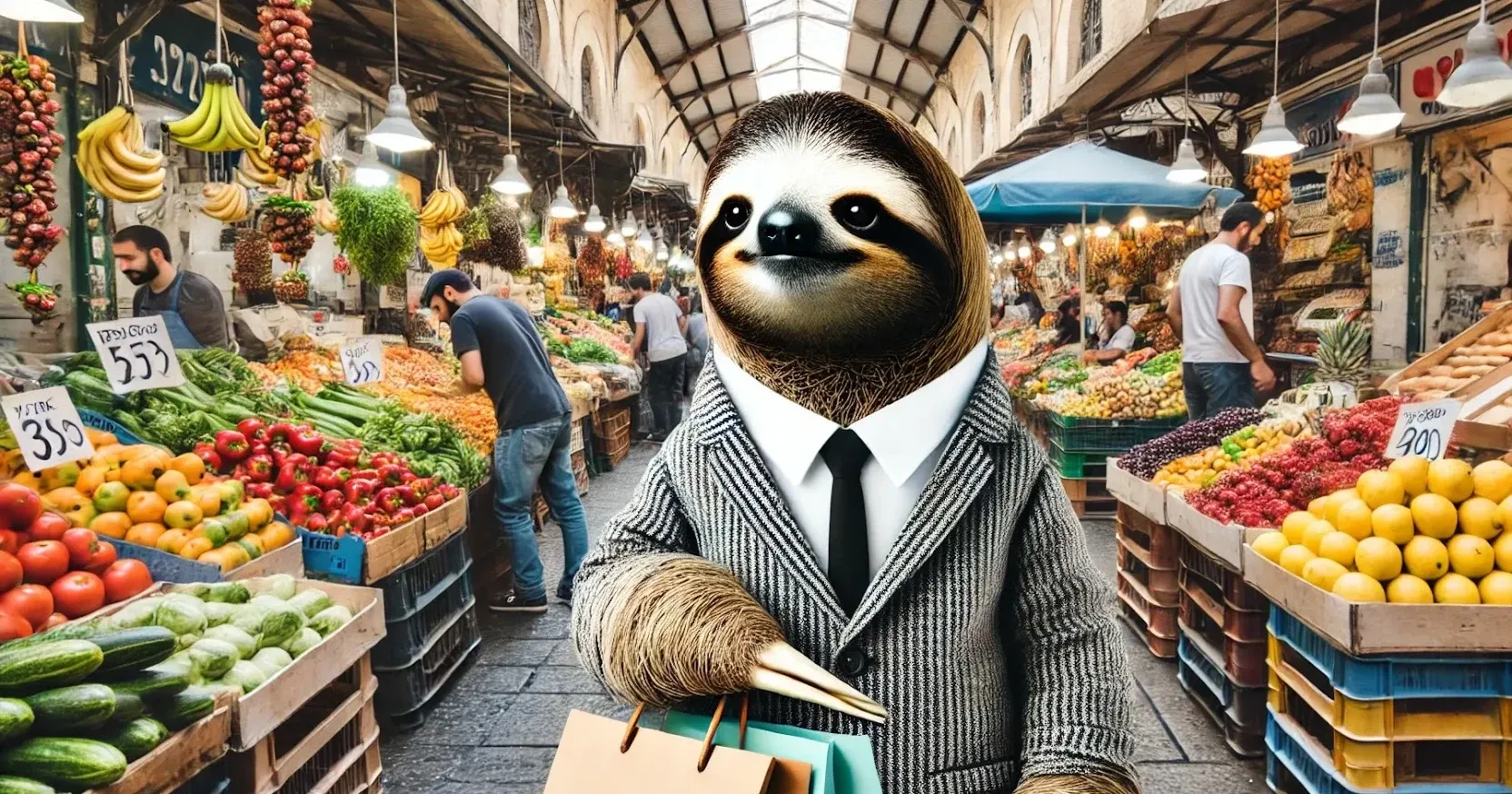 Sloth In Mahane Yehuda