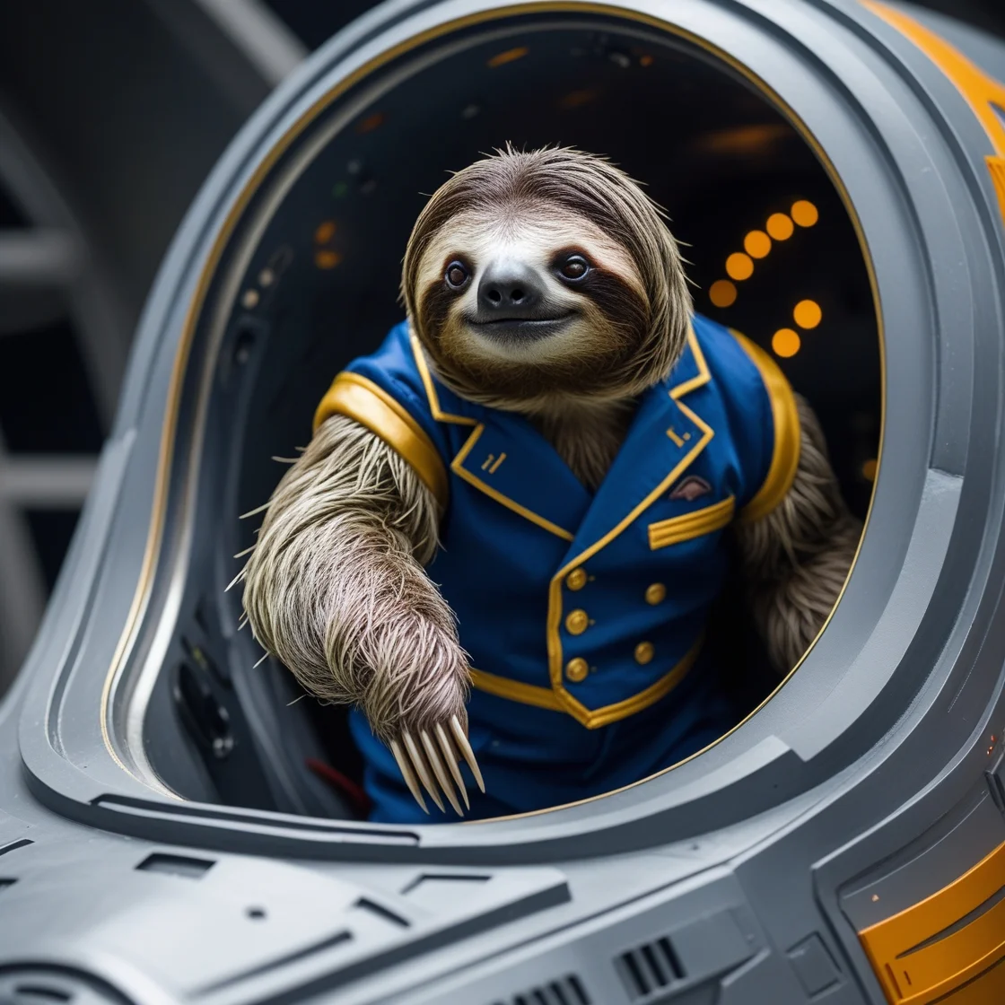 Sloth In Spaceship Suit