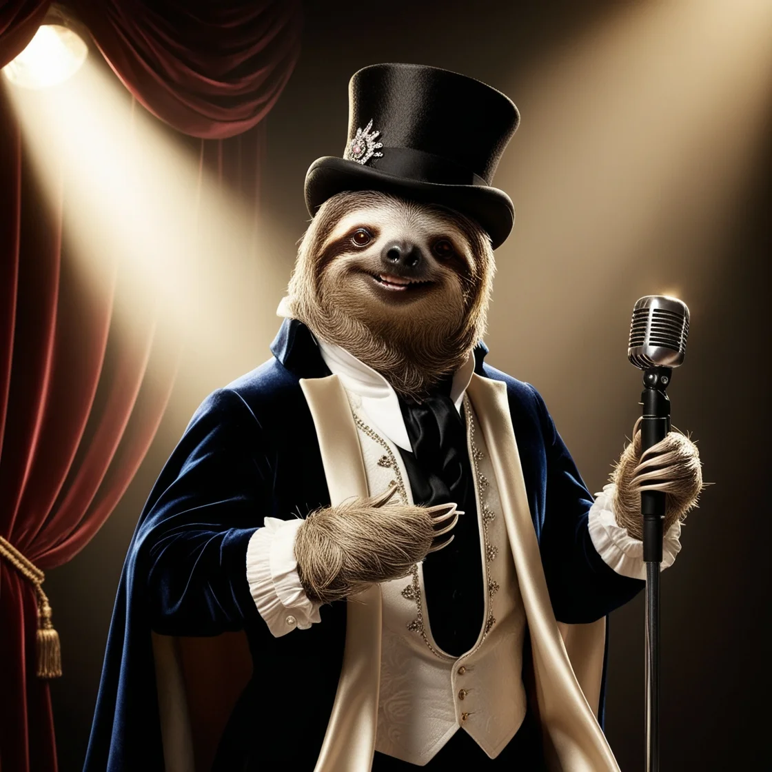 Sloth Opera Singer