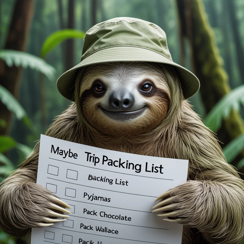 Sloth Packing List