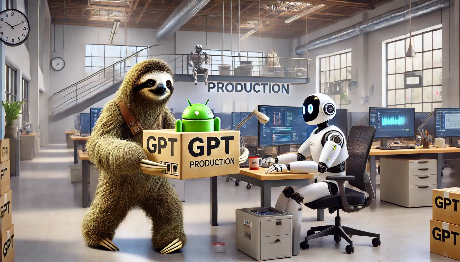 Sloth Taking Gpt Delivery