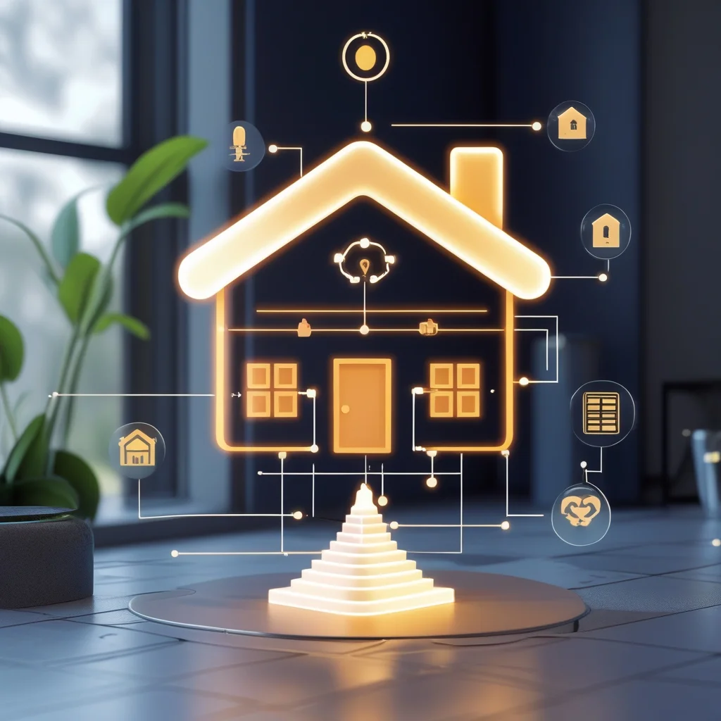 Smart Home Technology Illustration