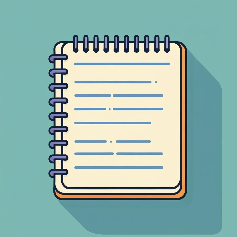 Spiral Notebook Icon