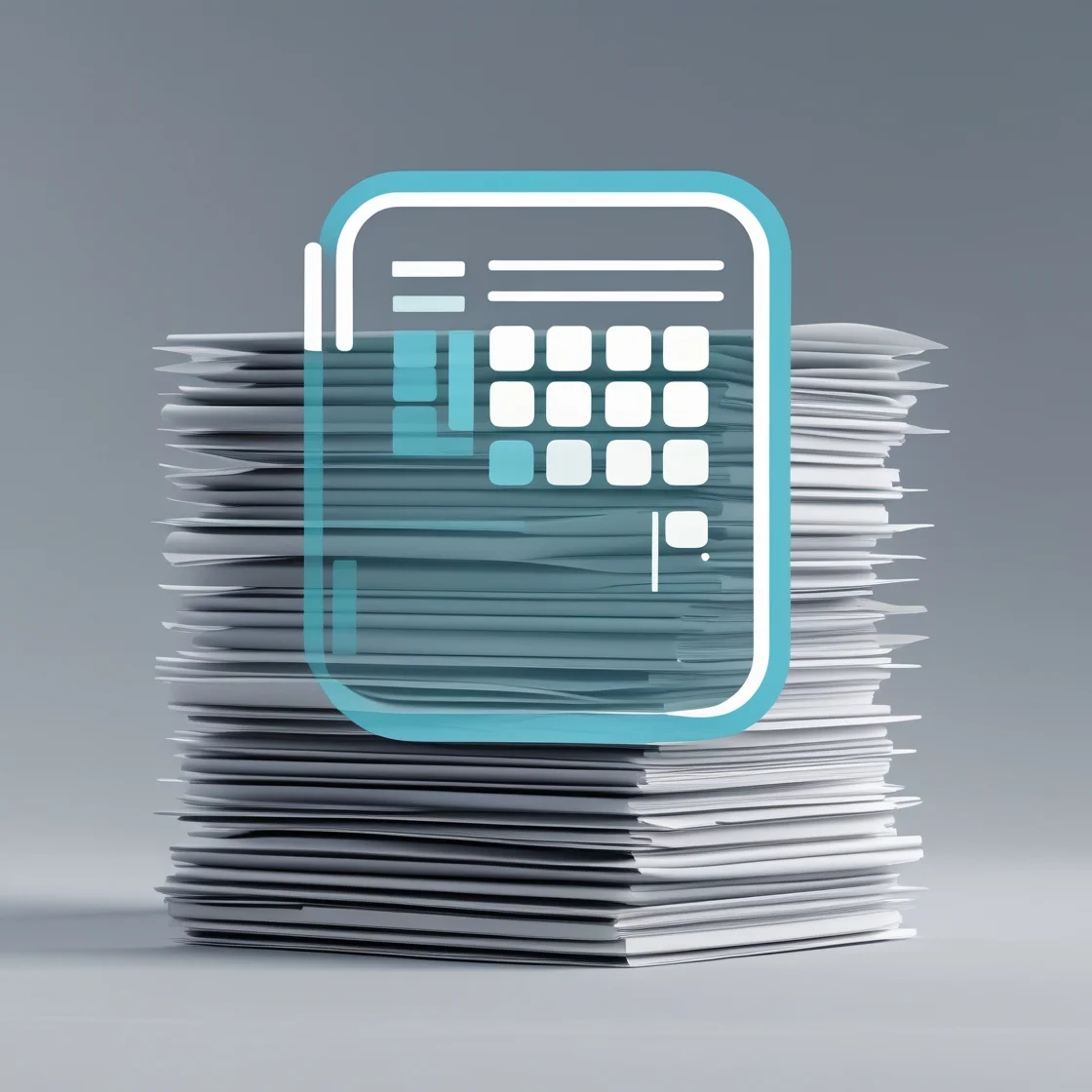 Stack Of Papers Icon