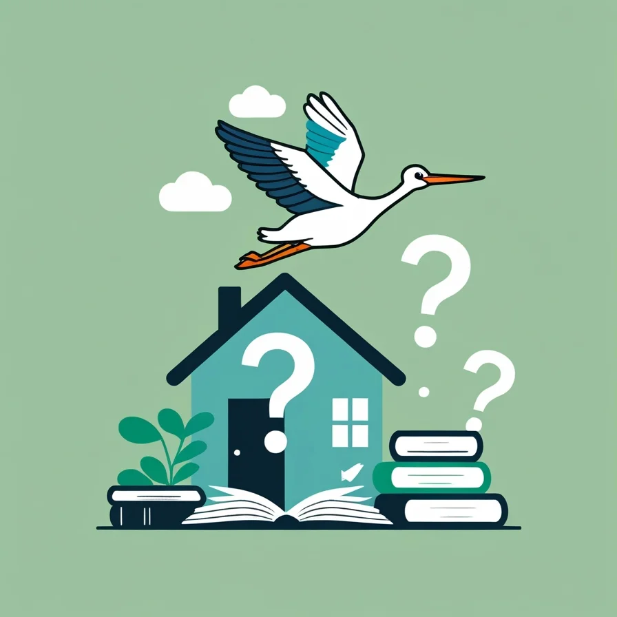 Stork House Books Question Mark