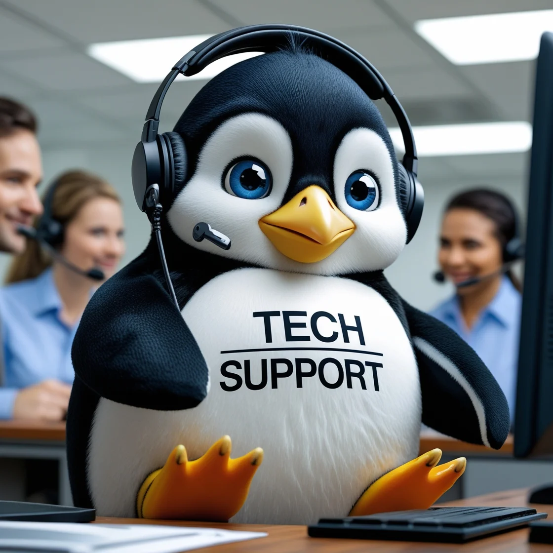 Tech Support Penguin
