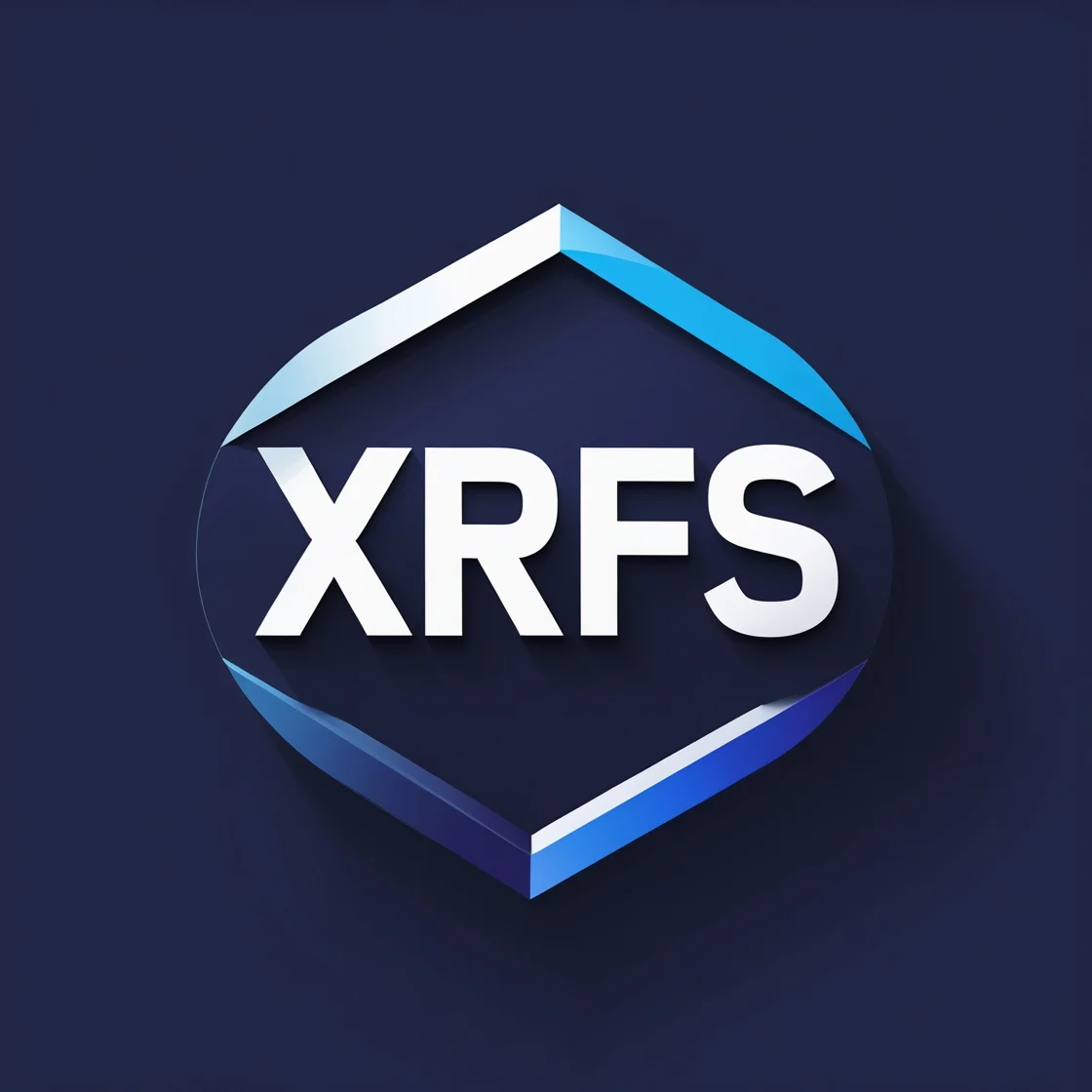Xrfs Logo Blue Background